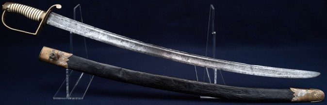 British Circa 1790 Naval Officers Fighting Sword, Thurkle 27